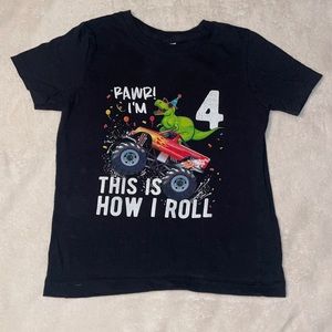 4 Year Old Birthday Shirt